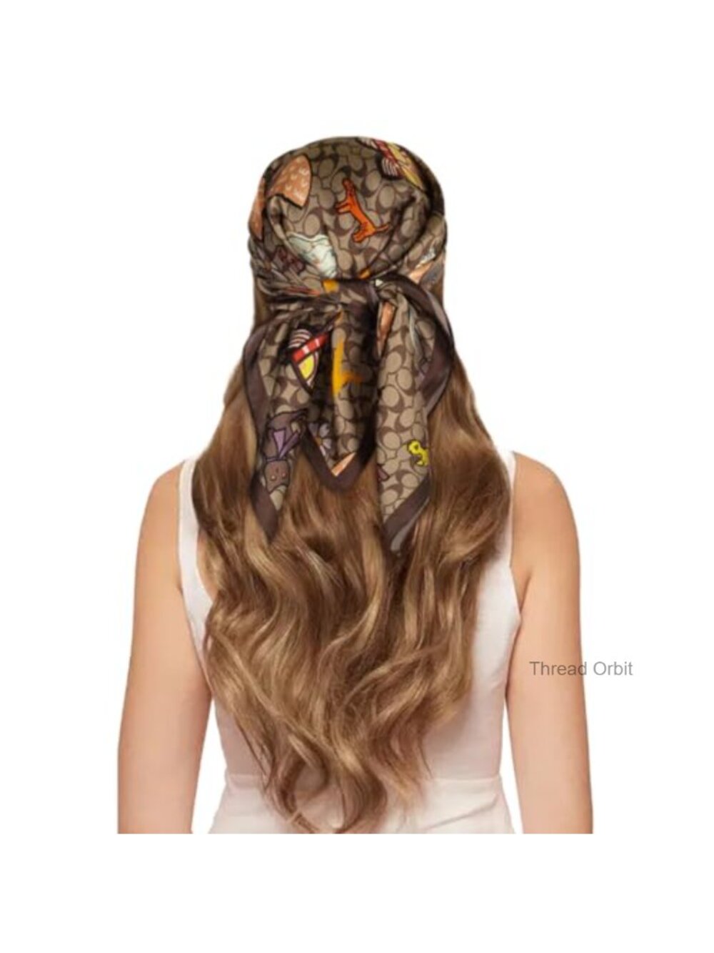 100% Pure Mulberry Silk Scarf 27.5x27.5 Lightweight Square Neckerchief Hair Wrap